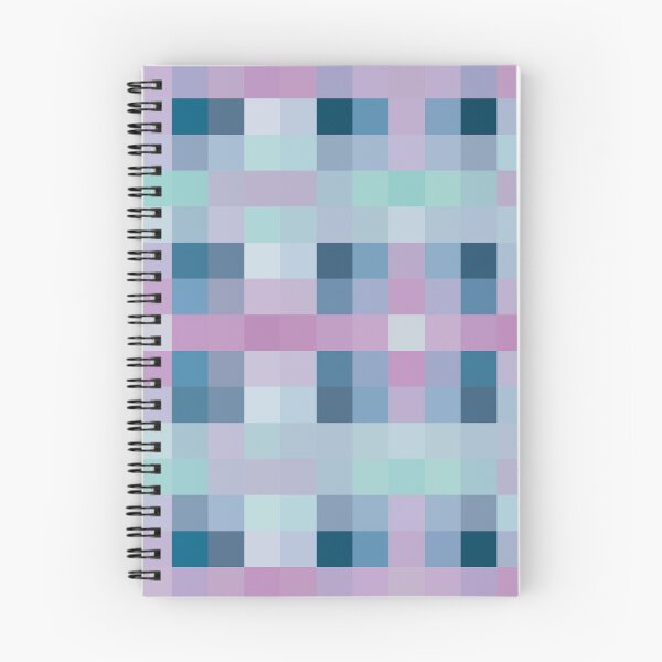 Item preview, Purple, Blue and Teal Pixelated Square Digital Pattern designed and sold by AbstractCreates.