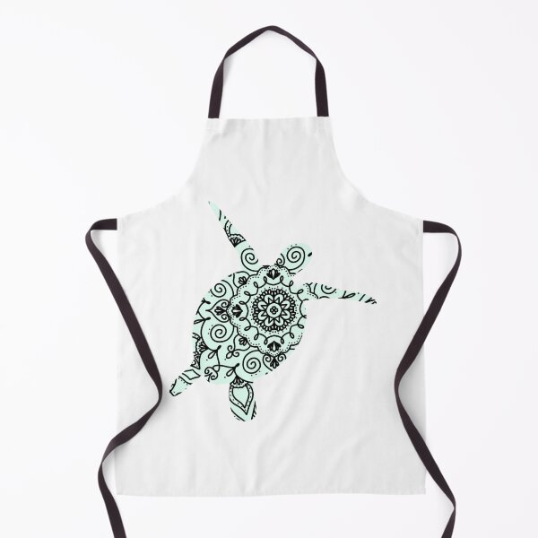 Item preview, Mint Green Mandala Turtle designed and sold by Justina Designs.