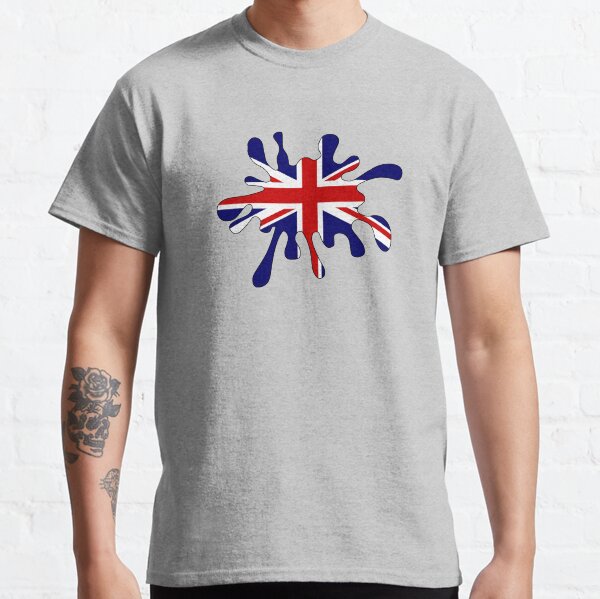 Union Jack Flag Paint Splat Classic T-Shirt
