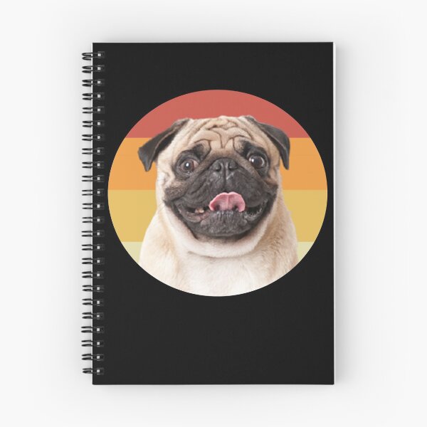 Item preview, pug vintage retro face dog designed and sold by alaechamlal.