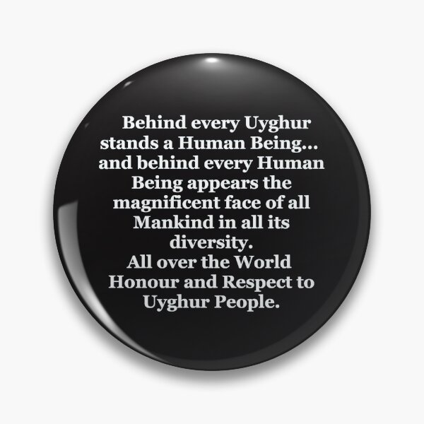 Item preview,   YES, WE SUPPORT THE UIGHURS. designed and sold by Ralek.