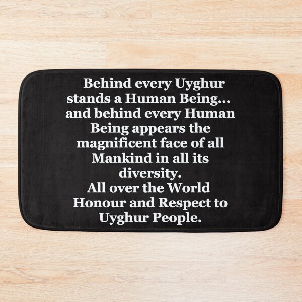 Item preview,   YES, WE SUPPORT THE UIGHURS. designed and sold by Ralek.