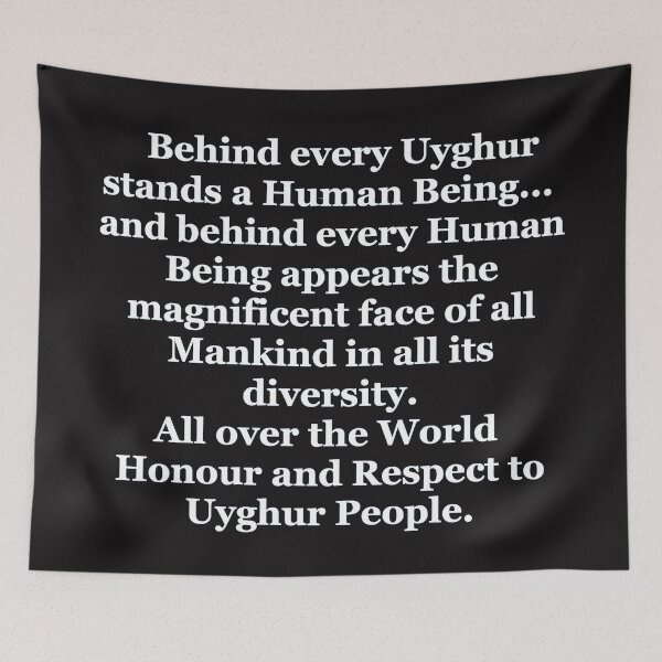 Item preview,   YES, WE SUPPORT THE UIGHURS. designed and sold by Ralek.