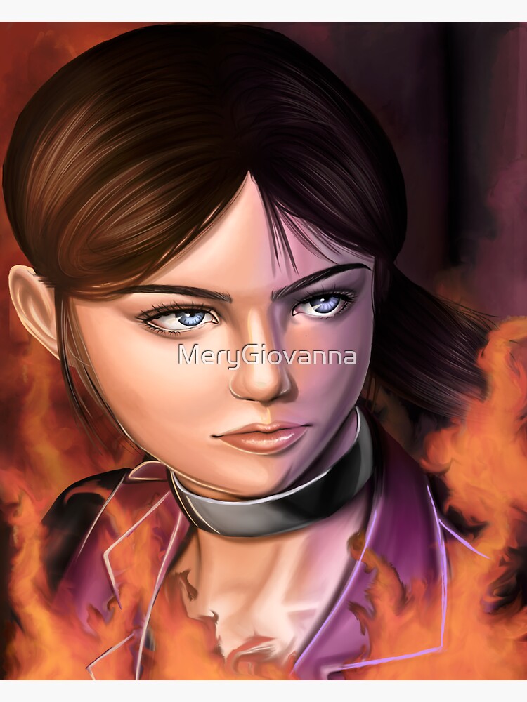 Claire Redfield Poster Sticker For Sale By Merygiovanna Redbubble 0813