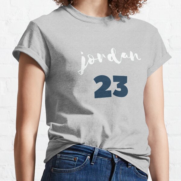 Vintage: White T Shirt Printed 23 Bully Dripping, Michael Jordan