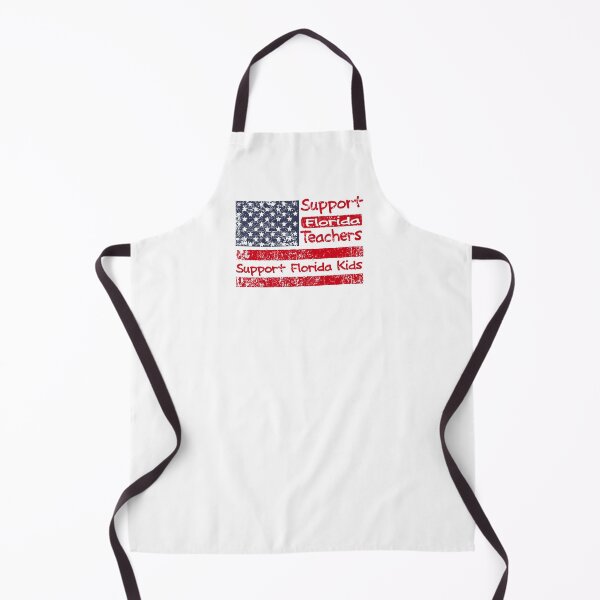Item preview, Red for Ed Florida Teachers Distressed American Flag designed and sold by RiffXS.