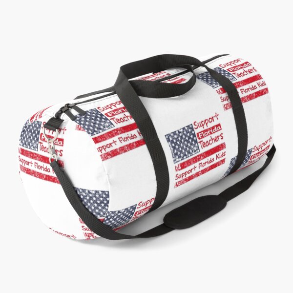 Item preview, Red for Ed Florida Teachers Distressed American Flag designed and sold by RiffXS.