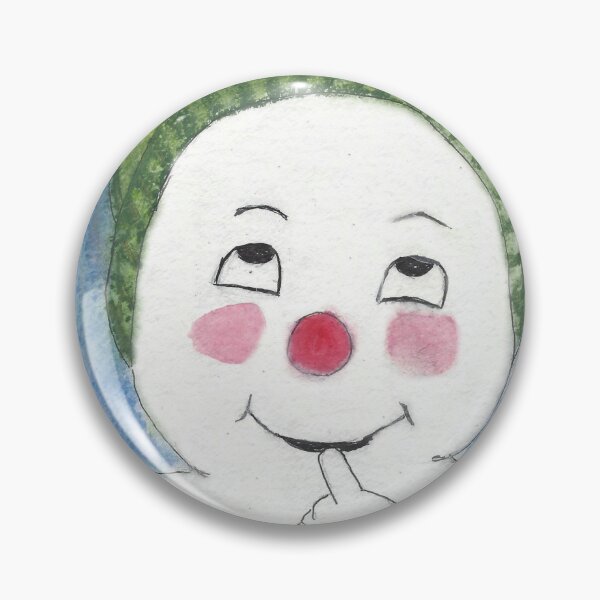 Item preview, Jacques Frost Snowman with Rosy cheeks and a Green Toboggan  designed and sold by AliCatOriginals.