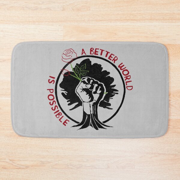 Item preview, A Better World Is Possible Rose - Socialist, Leftist, Anti Capitalist designed and sold by SpaceDogLaika.