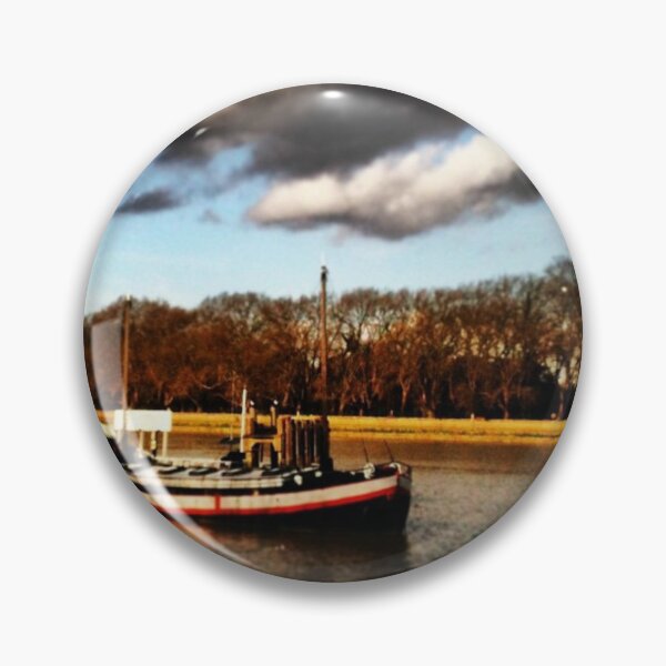 Item preview, Tugboat on the River Thames at Putney designed and sold by Madbohemianpoet.