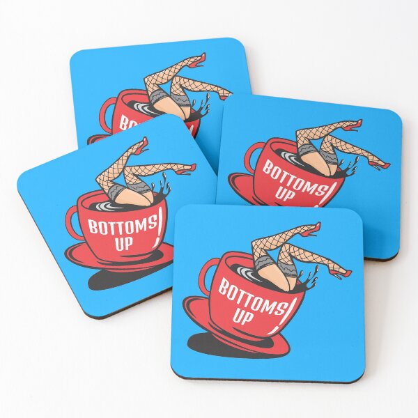 Item preview, Bottoms Up Coffee Pinup designed and sold by culturestash.