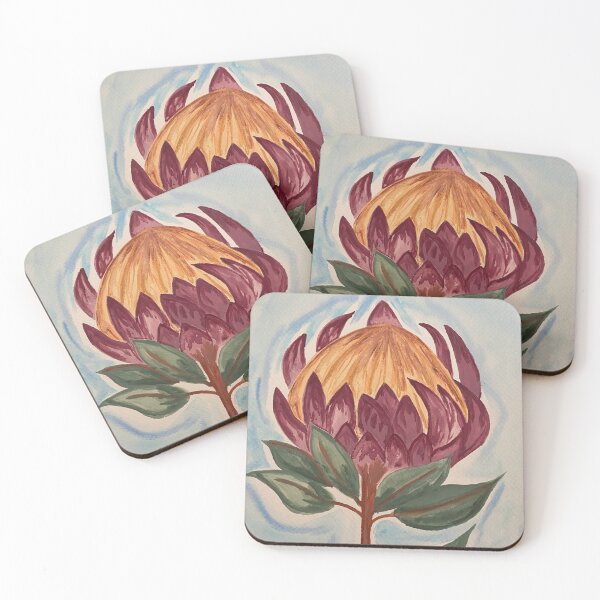 Aperçu de l'œuvre Aquarelle Protea créée et vendue par Lismaree.