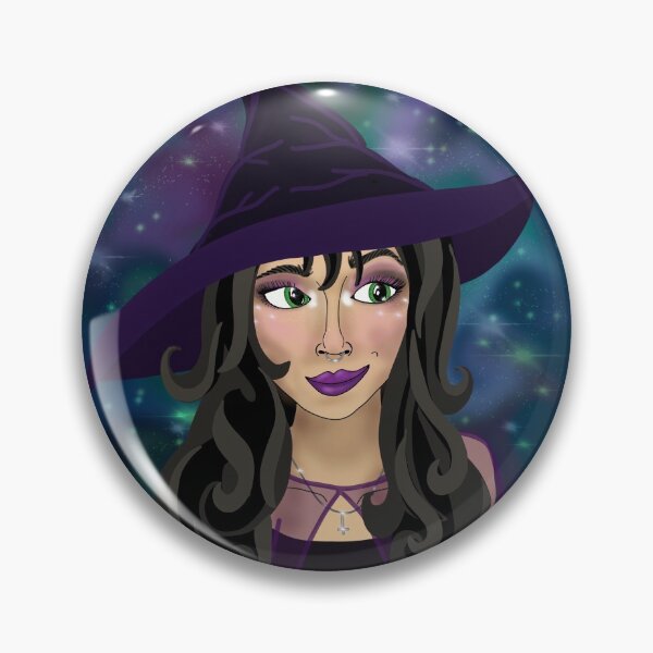 Item preview, witch halloween illustration designed and sold by EmiGdesigns.