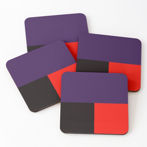 Item preview, Squares & Rectangle (Purple, Black, Red) designed and sold by Paul James Farr.
