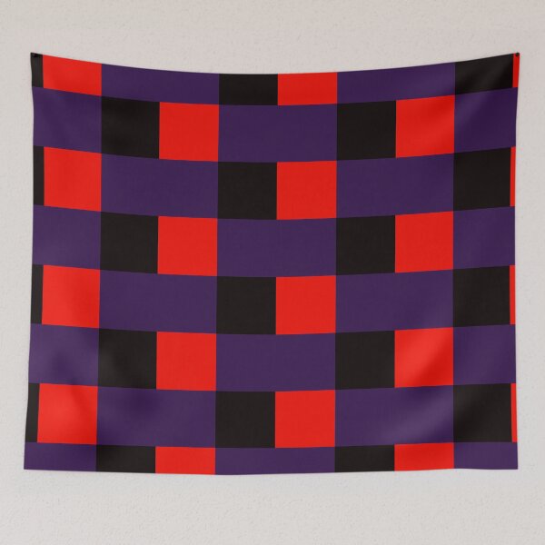 Item preview, Squares & Rectangle (Purple, Black, Red) designed and sold by Paul James Farr.