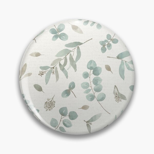 Item preview, Eucalyptus leaves in watercolor beige background designed and sold by Lolah-Studio.