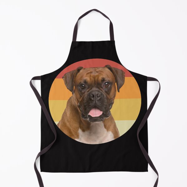 Item preview, boxer dog vintage retro face designed and sold by alaechamlal.