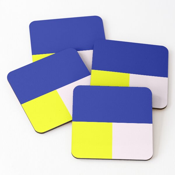 Item preview, Squares & Rectangle (Blue, Yellow, White) designed and sold by Paul James Farr.
