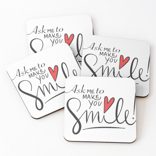 Item preview, Ask me to make you smile designed and sold by shinoshop.