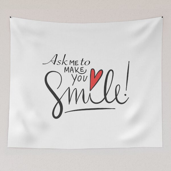 Item preview, Ask me to make you smile designed and sold by shinoshop.