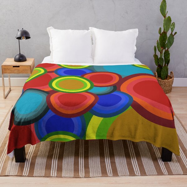 Item preview, colorful pop art circles design designed and sold by pauloneill-art.
