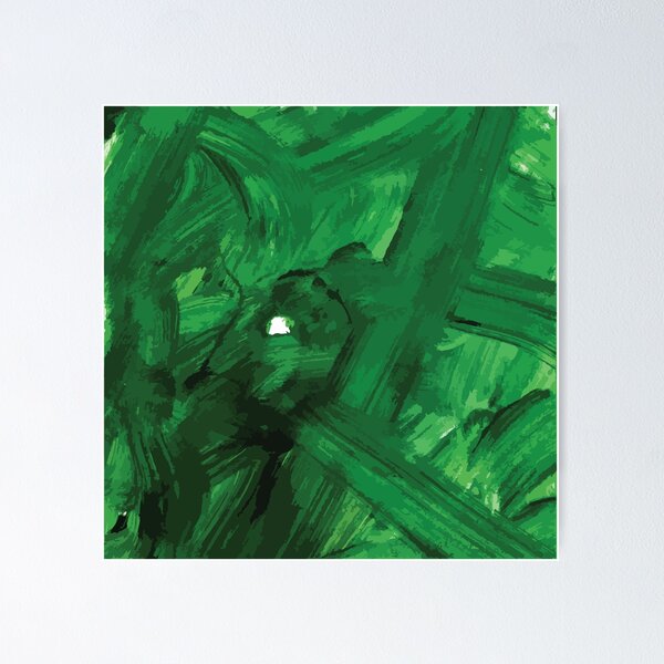 Item preview, Green Acrylic Paint on Paper designed and sold by PSCSCo.