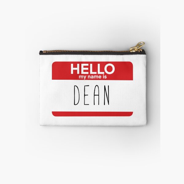 Item preview, Hello My Name Is Dean Fan Badge Quote designed and sold by Sunny Collections.