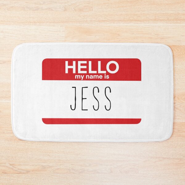 Item preview, Hello My Name Is Jess Fan Badge Quote designed and sold by Sunny Collections.