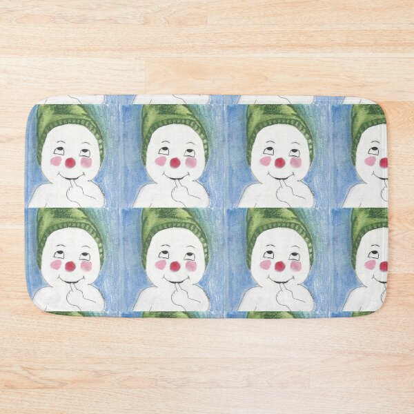 Item preview, Jacques Frost Snowman with Rosy cheeks and a Green Toboggan  designed and sold by AliCatOriginals.