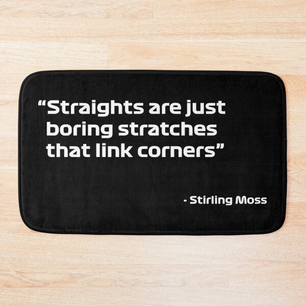 Item preview, Straights are just boring stretches that link corners designed and sold by andreanastasio.
