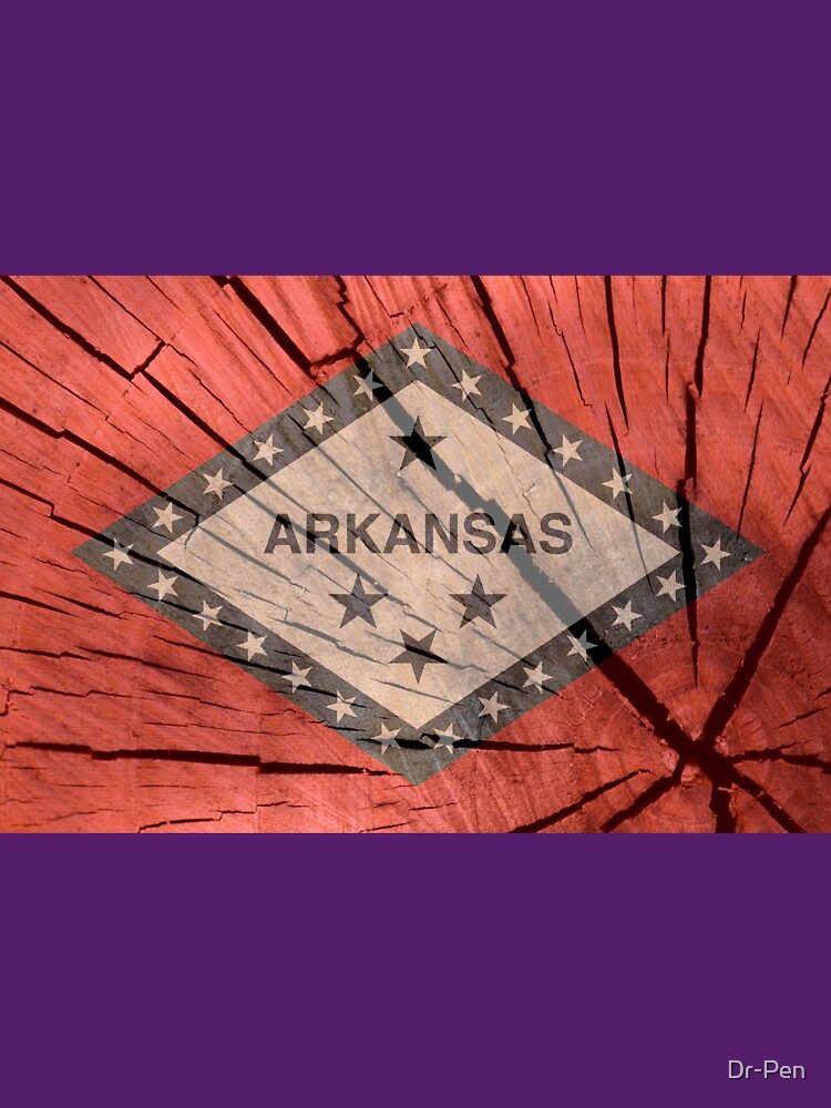 Discover Wood Flag of Arkansas Classic T-Shirt