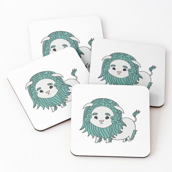 Item preview, Snow Lion Kawaii Tibetan Animal designed and sold by rigzintaring.