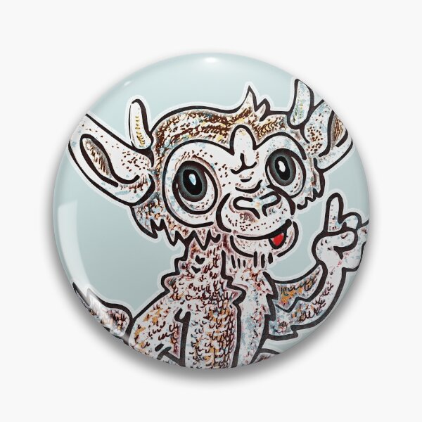 Item preview, Cute Chupacabra (throwing the Devil Horns) designed and sold by Karl Frey.