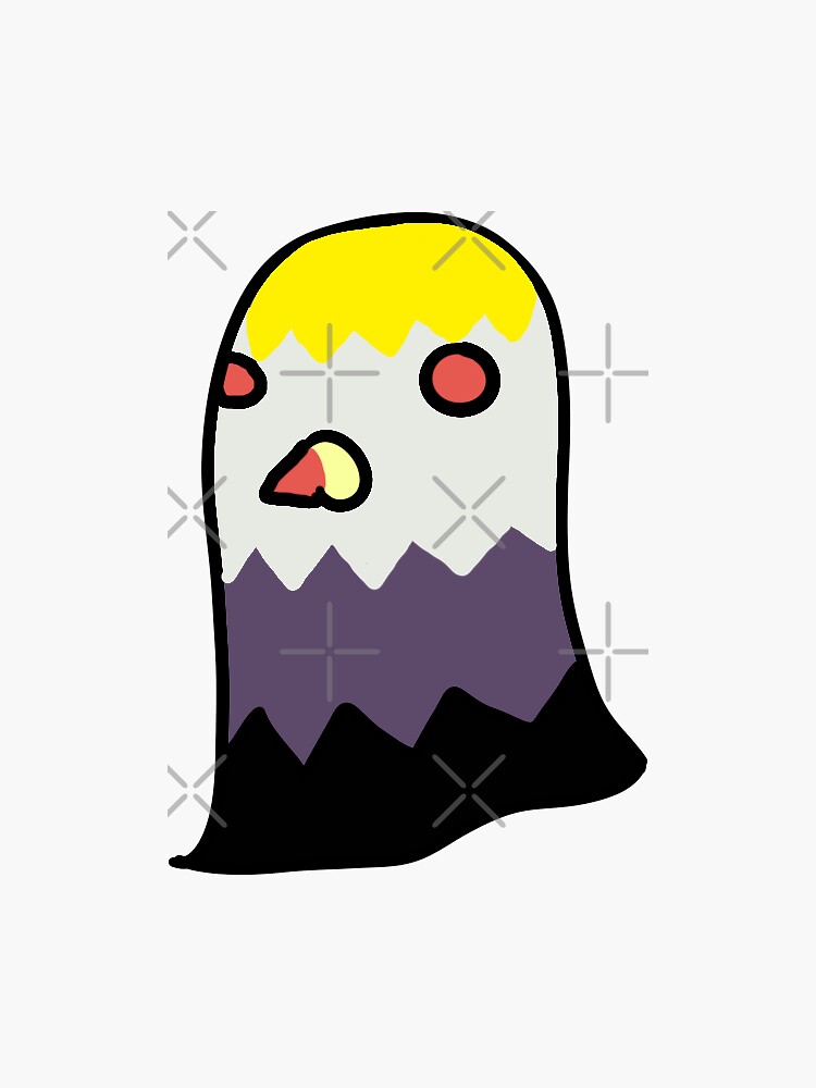 Thumbnail 3 of 3, Sticker, Nonbinary Pigeon designed and sold by amarajlynn.