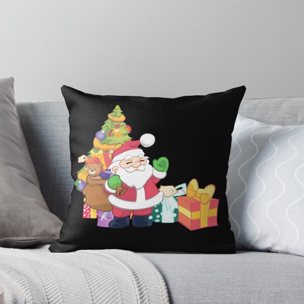 Item preview, Santa next to  Christmas tree  designed and sold by Md1982.