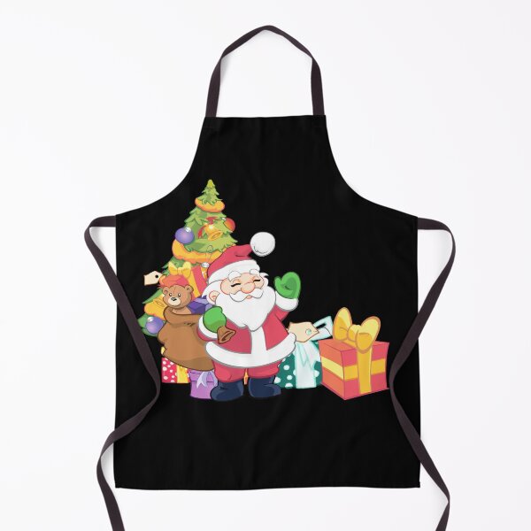 Item preview, Santa next to  Christmas tree  designed and sold by Md1982.