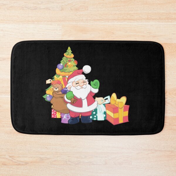 Item preview, Santa next to  Christmas tree  designed and sold by Md1982.