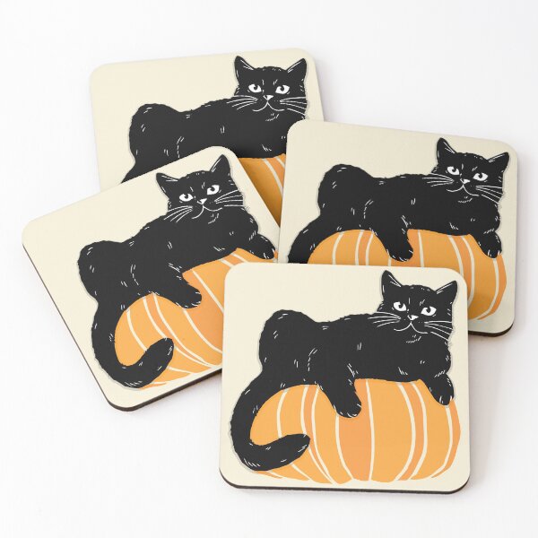 Item preview, Cute Cat Pumpkin Halloween designed and sold by Made-By-Art.