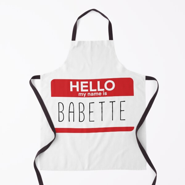 Item preview, Hello My Name Is Babette Fan Badge Quote designed and sold by Sunny Collections.