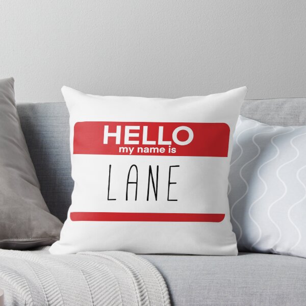 Artikelvorschau, Hallo, mein Name ist Lane Fan Badge Quote entworfen und verkauft von Sunny Collections.