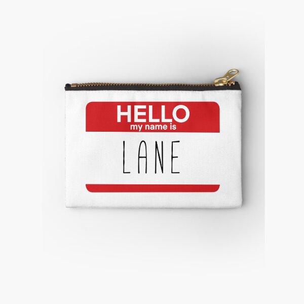 Item preview, Hello My Name Is Lane Fan Badge Quote designed and sold by Sunny Collections.