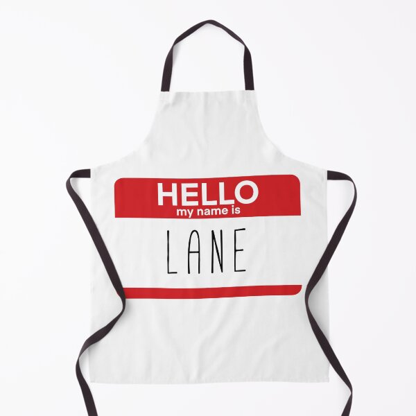Item preview, Hello My Name Is Lane Fan Badge Quote designed and sold by Sunny Collections.
