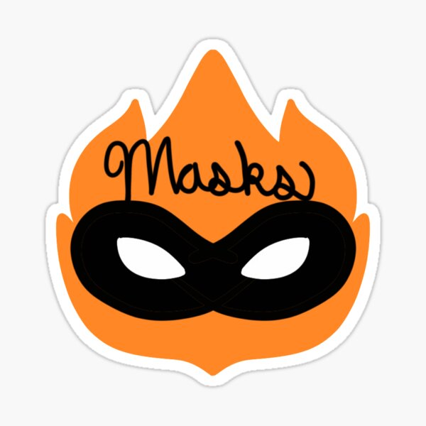 Masks Logo 2 - Amara Lynn's Masks Sticker