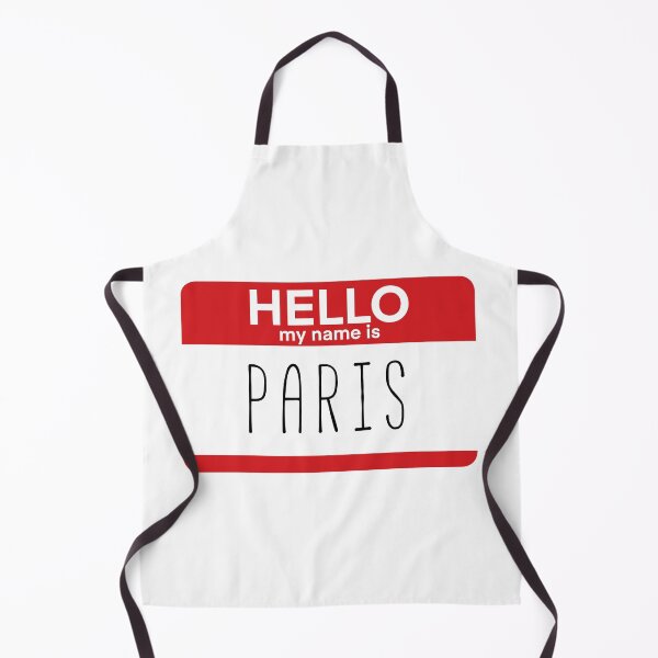 Item preview, Hello My Name Is Paris Fan Badge Quote designed and sold by Sunny Collections.
