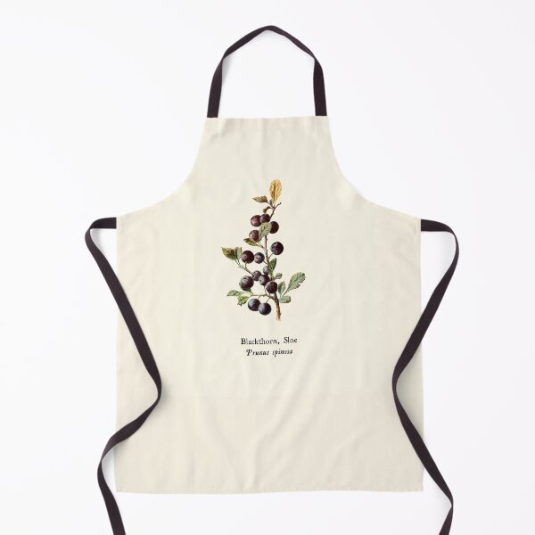 Item preview, Blackthorn - Vintage Sloe Illustration, Antique Botanical, Culinary Foraging, Witches Herbs designed and sold by Larkwort.