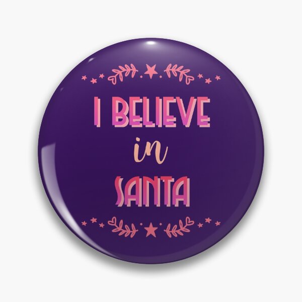 Item preview, Beautiful typography I believe in Santa designed and sold by TamGustam.