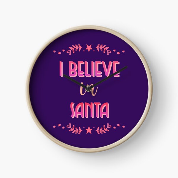 Item preview, Beautiful typography I believe in Santa designed and sold by TamGustam.