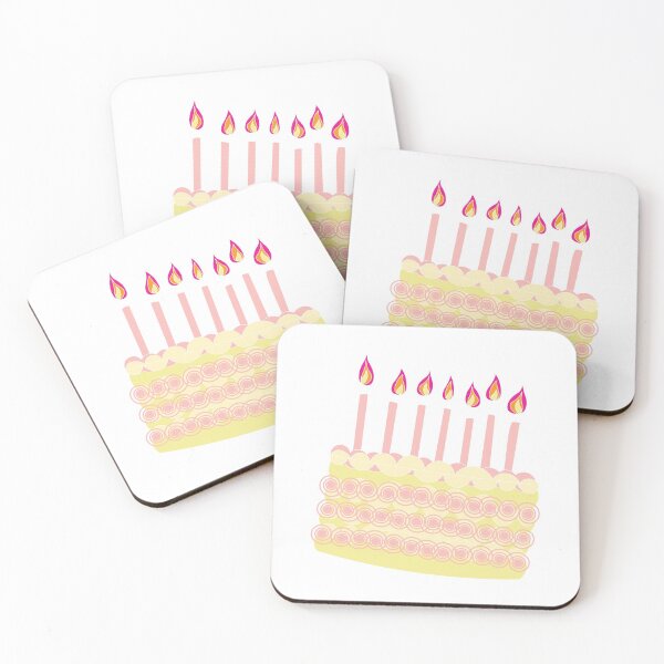 Item preview, Calling all bakers! Birthday Cake with Candles icons designed and sold by Susan Marie Williams.