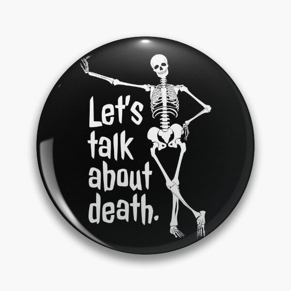 Artikelvorschau, Reden wir über den Tod - Spooky Nihilism Skeleton entworfen und verkauft von DnlDesigns.