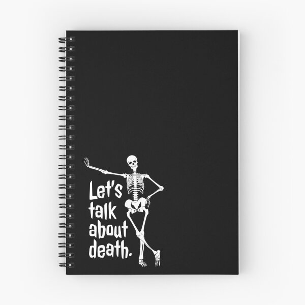 Artikelvorschau, Reden wir über den Tod - Spooky Nihilism Skeleton entworfen und verkauft von DnlDesigns.
